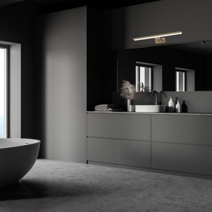 Iluminação LED para espelho de casa de banho SHINE LED/13,8W/230V 60 cm IP44 latão