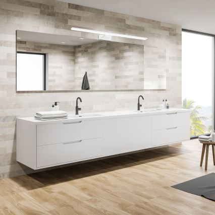 Iluminação LED para espelho de casa de banho SHINE WHITE LED/15W/230V 80 cm IP44 branca