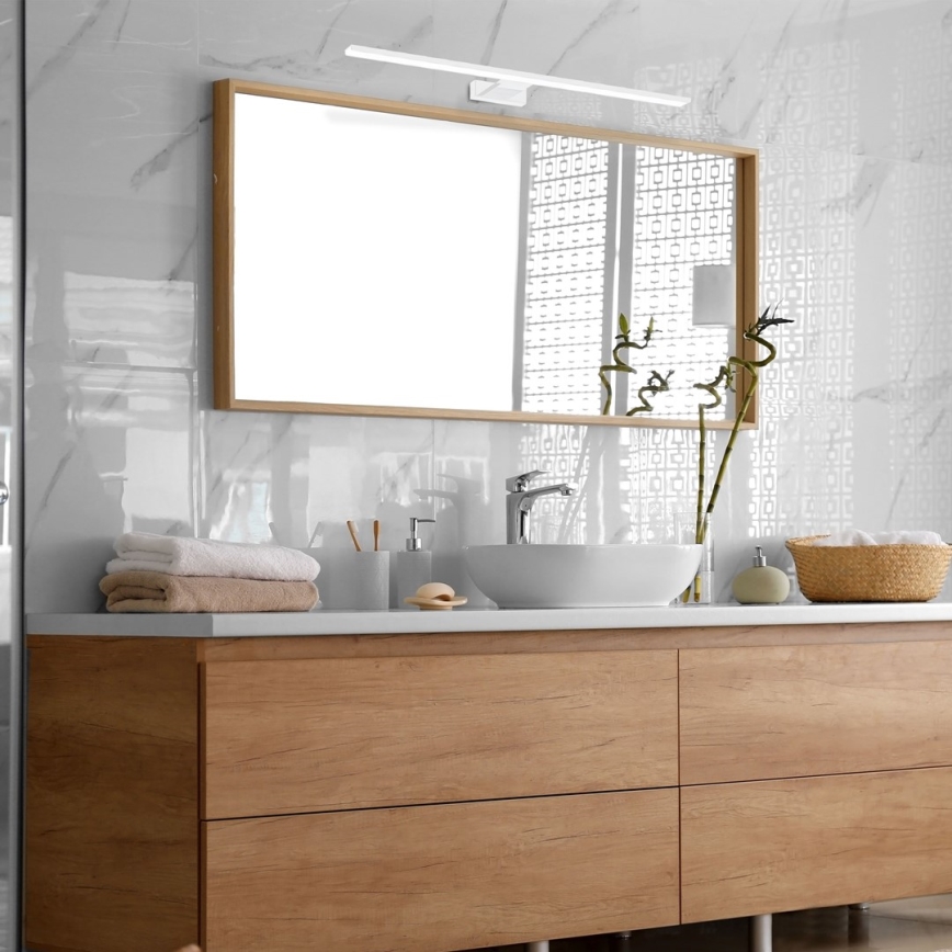 Iluminação LED para espelho de casa de banho SHINE WHITE LED/15W/230V 80 cm IP44 branca