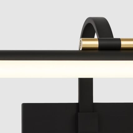 Iluminação LED para espelho de casa de banho VINCI LED/12W/230V 40 cm IP44 preta