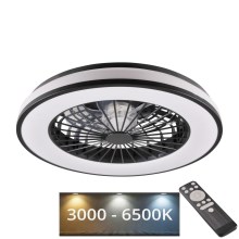 Iluminação LED para o teto com regulação e ventoinha LED/48W/230V 3000-6500K + comando