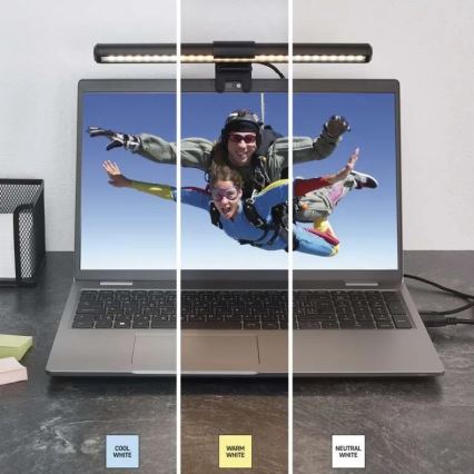 Iluminação LED regulável para monitor tátil LED/5,6W/5V 30 cm CRI 95