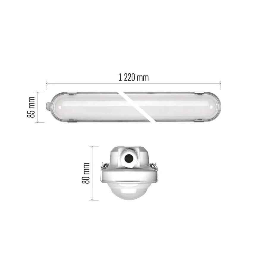 Iluminação LED resistente com regulação MISTY LED/21/26/31/35W/230V 4000K IP66