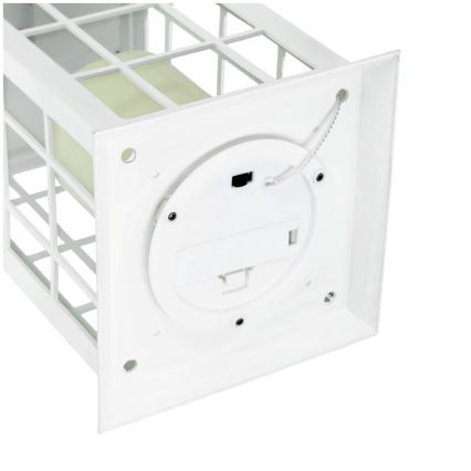 Iluminação LED suspensa solar LED/0,02W/1,2V 1xAA 2700K IP44 200 mAh branco