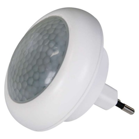 Iluminação noturna de tomada LED com sensor LED/0,5W/230V