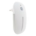 Iluminação noturna LED com sensor LED/1W/230V branco