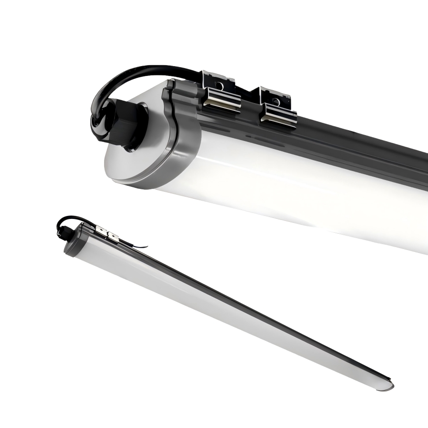 Iluminação para armário de cozinha LED LED/60W/230V 6000K 120 cm IP65 preto