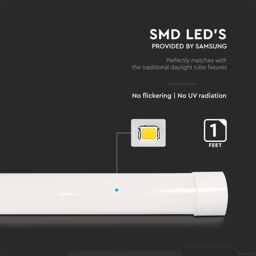 Iluminação para armário de cozinha LED SAMSUNG CHIP LED/10W/230V 6500K 30 cm