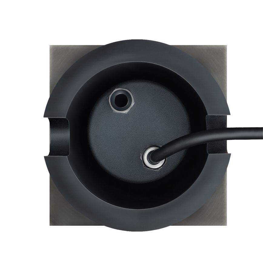 Iluminação para caminho de acesso exterior LUKKA CONNECT 1xGU10/4W/230V IP67 cromado mate angular