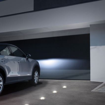 Iluminação para caminho de acesso exterior LUKKA CONNECT 1xGU10/4W/230V IP67 cromado mate redondo