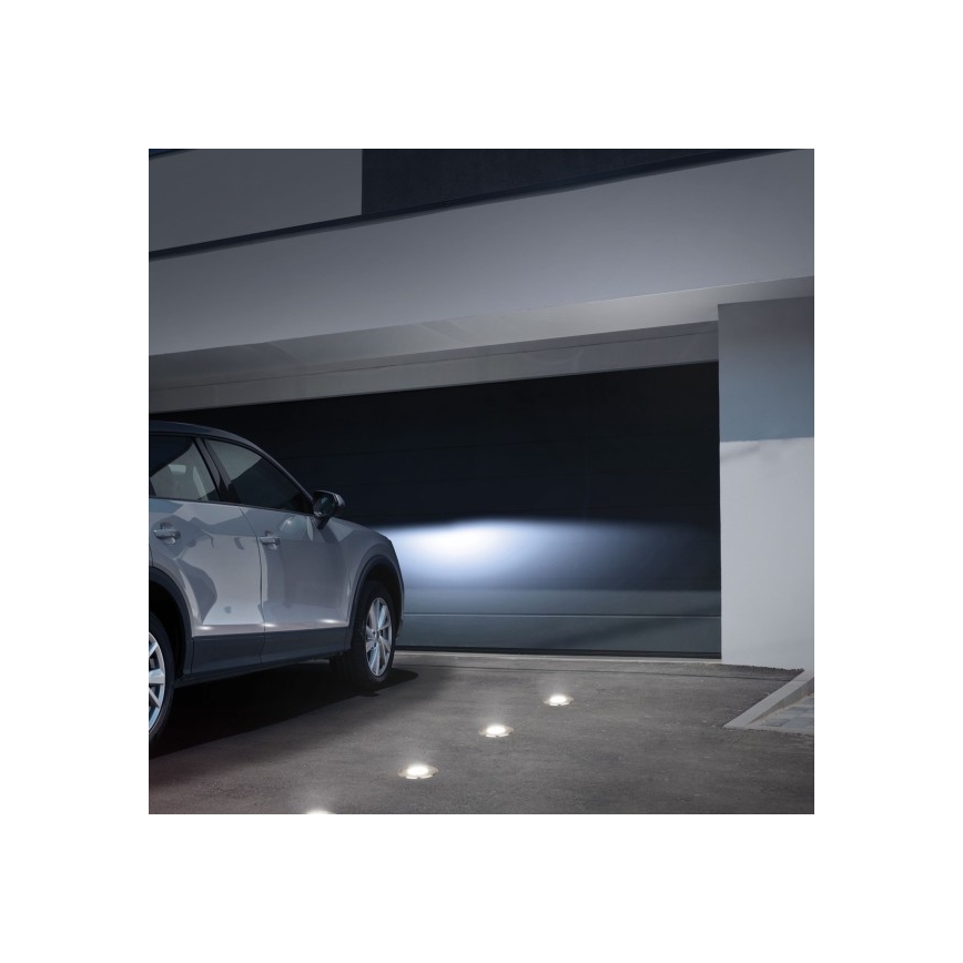 Iluminação para caminho de acesso exterior LUKKA CONNECT 1xGU10/4W/230V IP67 cromado mate redondo