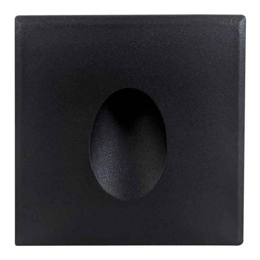 Iluminação para escadas exteriores LED DECENTLY LED/1,5W/230V 3000/4000/6000K IP44 preto