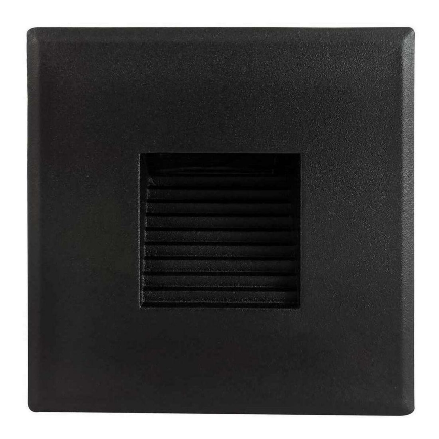 Iluminação para escadas exteriores LED DECENTLY LED/1,5W/230V 3000/4000/6000K IP44 preto