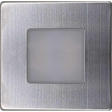 Iluminação para escadas exteriores LED DECENTLY LED/1,7W/230V 3000/4000/6000K IP54 cromado brilhante