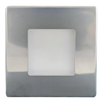 Iluminação para escadas exteriores LED LED/1,7W/230V 2700K IP44 cromado brilhante