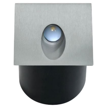 Iluminação para escadas externas LED ESPO LED/3W/230V cromo mate IP54