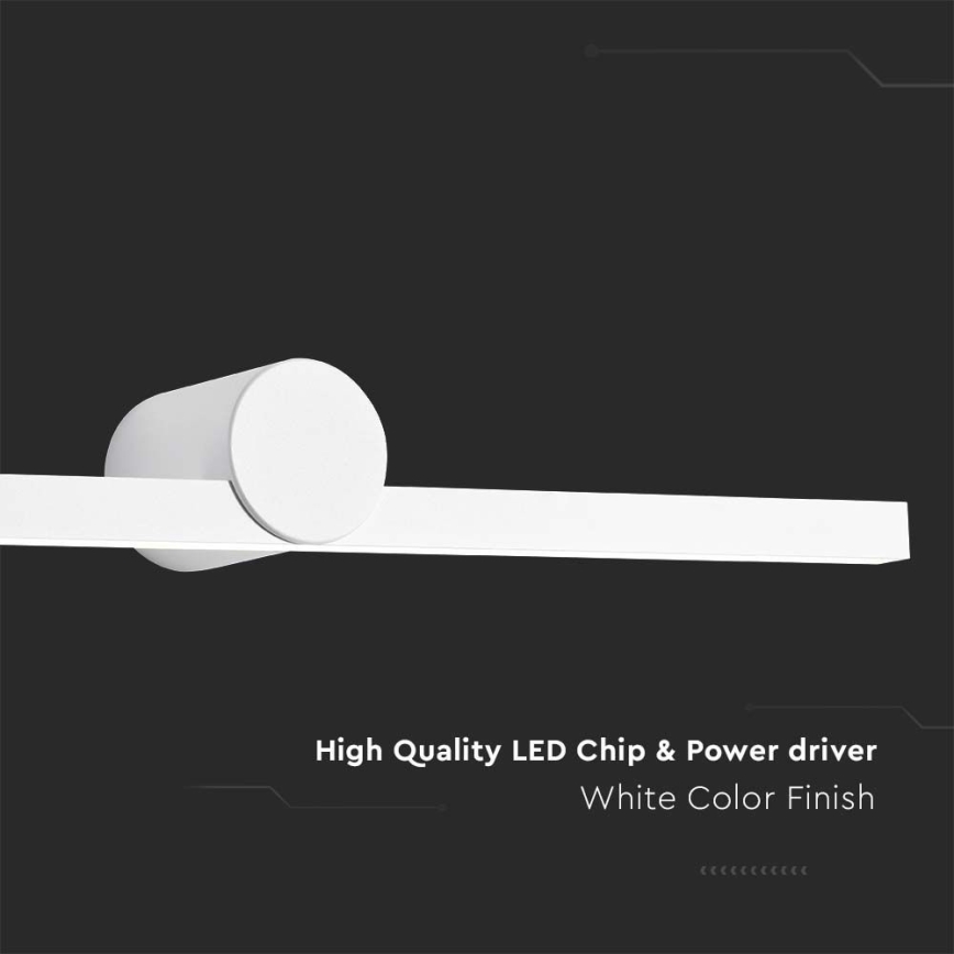 Iluminação para espelho de casa de banho LED/10W/230V 3000K IP65 branca