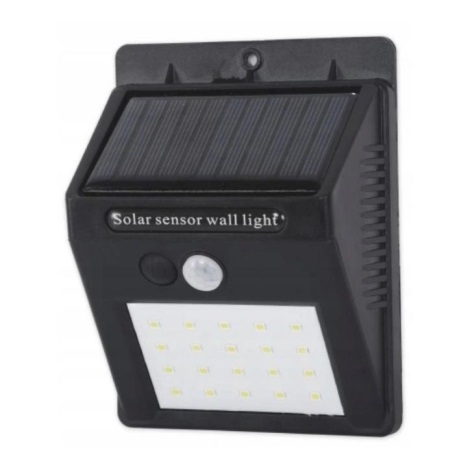 Iluminação solar de parede LED com sensor LED/0,55W/3,7V IP65