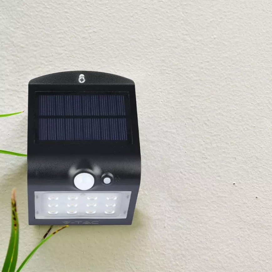 Iluminação solar de parede LED com sensor LED/1.5W/3,7V IP65 1200 mAh