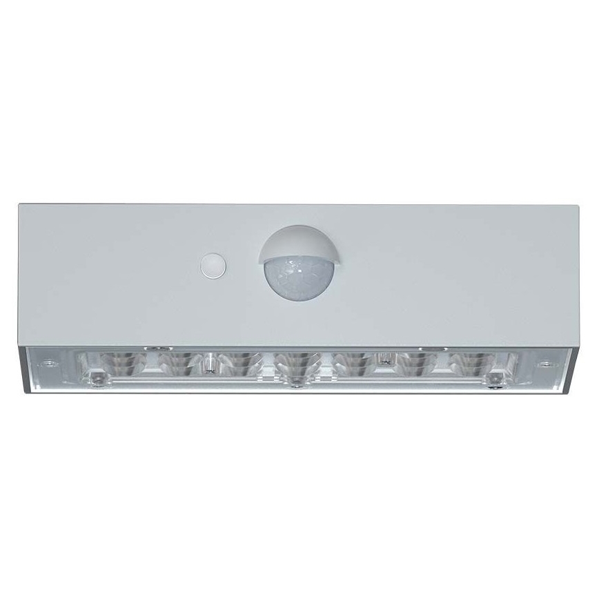 Iluminação solar de parede LED com sensor LED/3W/3,7V 3000K/4000K IP65 branco