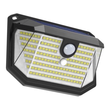 Iluminação solar de parede LED com sensor LED/4W/5,5V IP65 1200 mAh