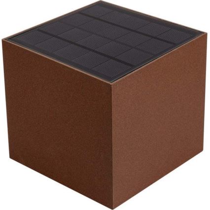 Iluminação solar de parede LED com sensor LED/9W/3,7V IP65 4000K castanho