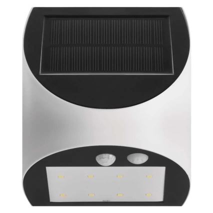 Iluminação solar de parede LED com sensor LUMI LED/3,7W 1200mAh IP54 branco