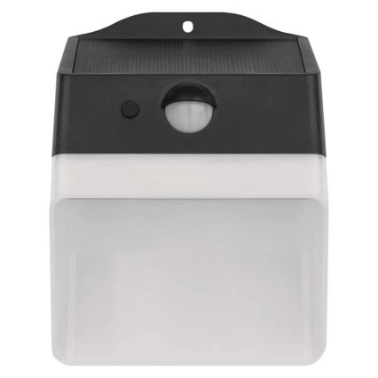 Iluminação solar de parede LED com sensor LUMI LED/3,7W IP65 preto