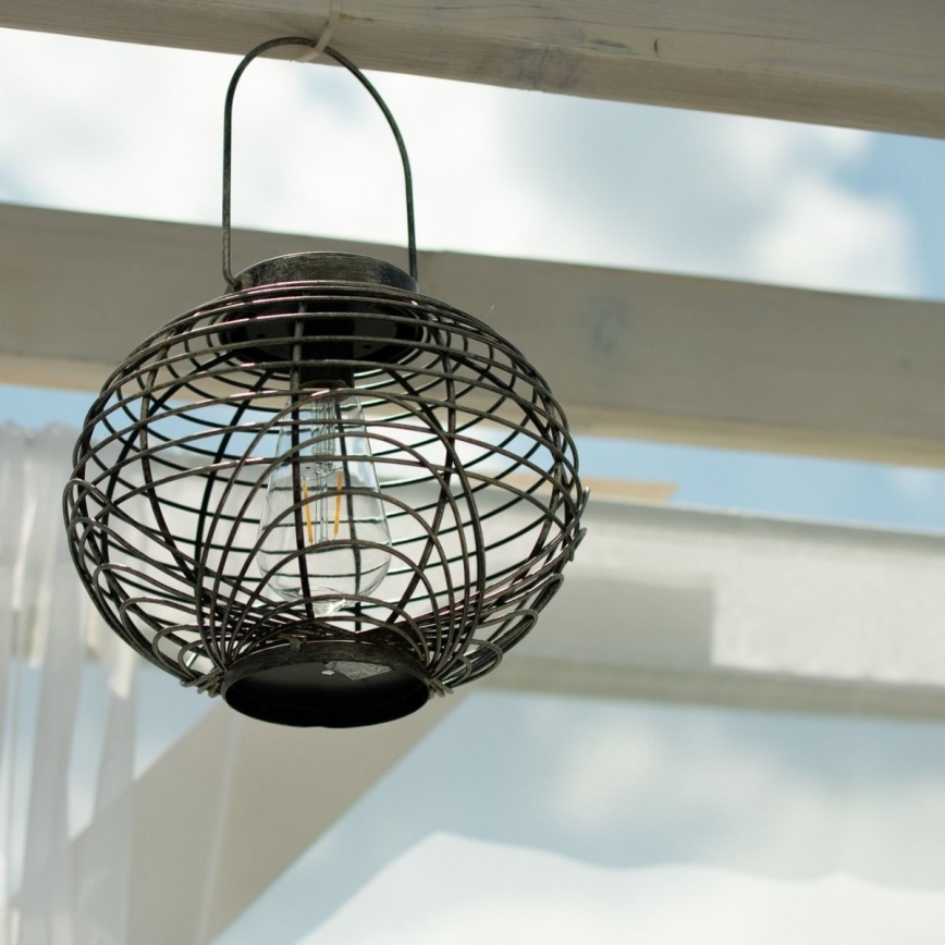 Iluminação solar LED LUISA 1xE27/1,2V 600 mAh IP44