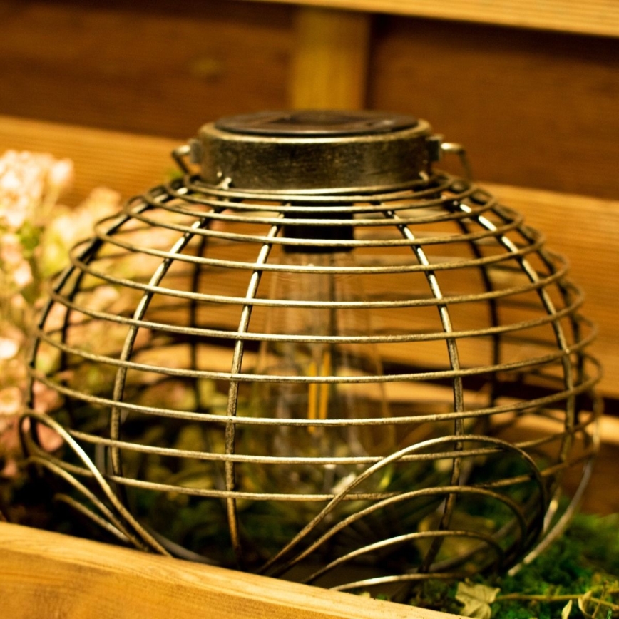 Iluminação solar LED LUISA 1xE27/1,2V 600 mAh IP44