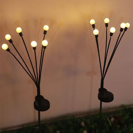 Iluminação solar LED MULTI LED/0,06W/1,2V 150 mAh IP44 preto