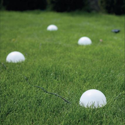 Iluminação solar LED RGB HEMI LED/0,1W/1,2V 600 mAh IP44 branco