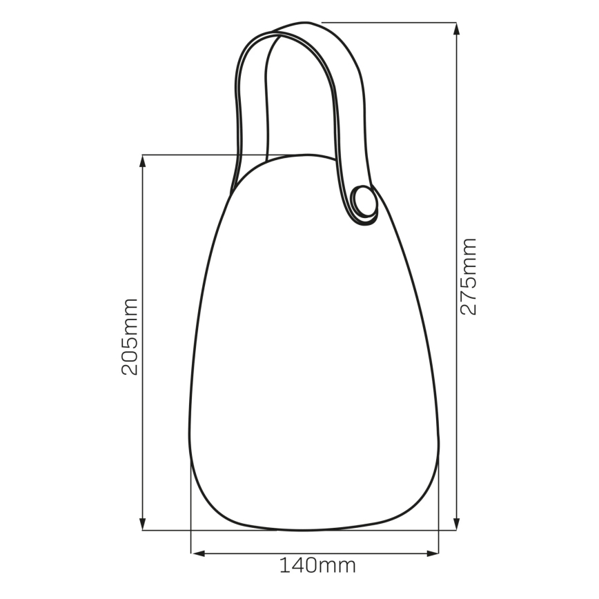Iluminação solar LED RGBW CANARIA LED/2W/1,2V 400 mAh IP44 branco