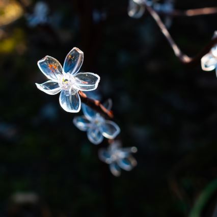 Iluminação solar LED RGBW TREE LED/0,1W/1,2V 600 mAh IP44 castanho