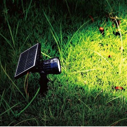 Iluminação solar LED SPIKE LED/2W/5,5V IP65 3000K 1200 mAh