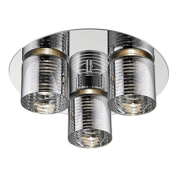 Iluminação teto LED EVOLUTION 3xLED/5W/230V cromado brilhante