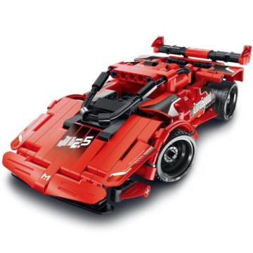 iM.Master - Kit de construção 2 em 1 para carro, 351 peças, alimentado por 3xAA + 3xAAA, com comando à distância