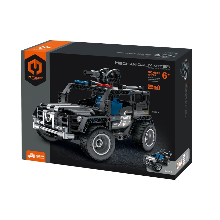 iM.Master - Kit de construção 2 em 1: veículo todo-o-terreno, 391 peças