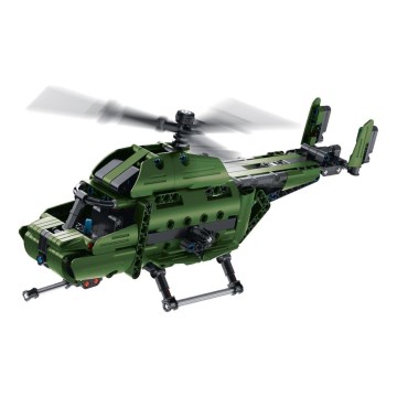 iM.Master - Kit de construção de helicóptero com acionamento mecânico 2 em 1, 393 peças