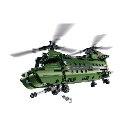 iM.Master - Kit de construção de helicóptero com acionamento mecânico 2 em 1, 393 peças