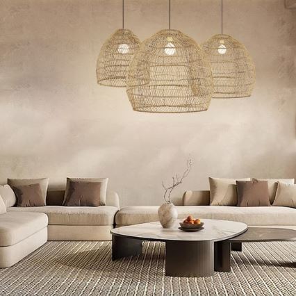 Lustre suspenso por cabo BOHO DELICADO 1xE27/40W/230V Ø 60 cm