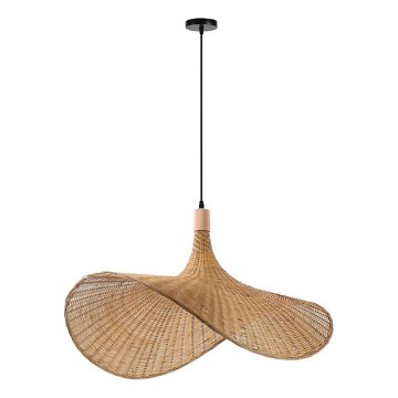 Immax 08290L - Candeeiro suspenso SOMBRERO 1xE27/40W/230V diâmetro 80 cm vime