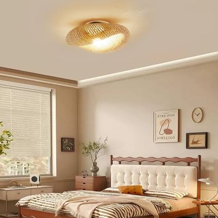 Candeeiro de tecto BOHO HILO 1xE27/40W/230V Ø 60 cm