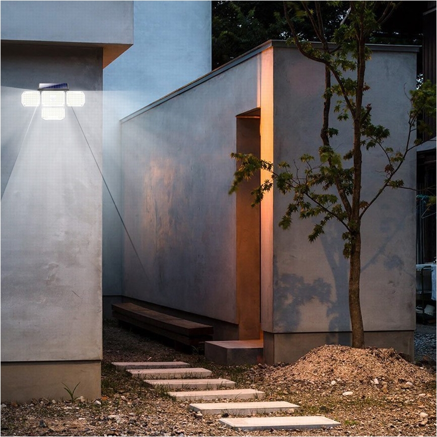 Iluminação solar de parede LED com sensor LED/5W/5,5V IP65 2400 mAh