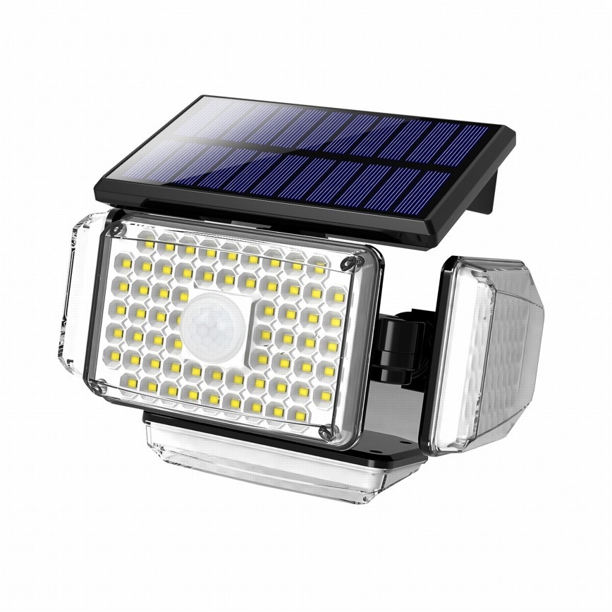 Iluminação solar de parede LED com sensor LED/5W/5,5V IP65 2400 mAh