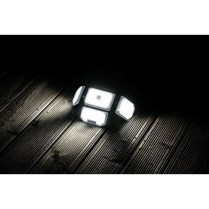 Iluminação solar de parede LED com sensor LED/5W/5,5V IP65 2400 mAh