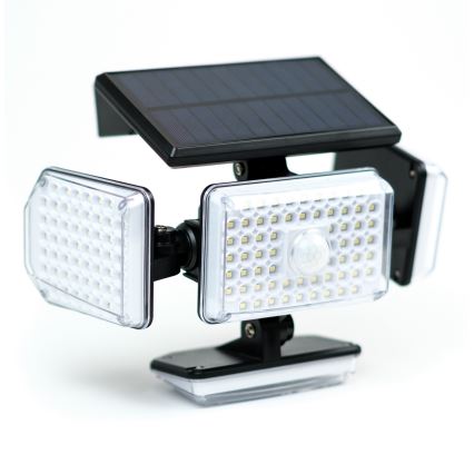 Iluminação solar de parede LED com sensor LED/5W/5,5V IP65 2400 mAh