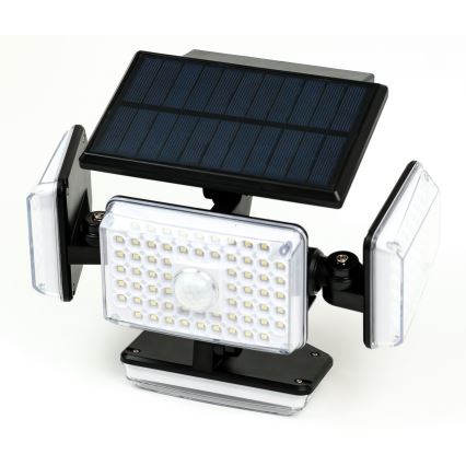 Iluminação solar de parede LED com sensor LED/5W/5,5V IP65 2400 mAh