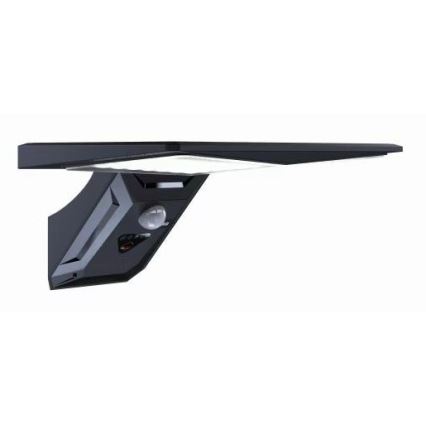 Iluminação solar de parede LED com sensor LED/2,6W/5,5V IP65 1800 mAh preto