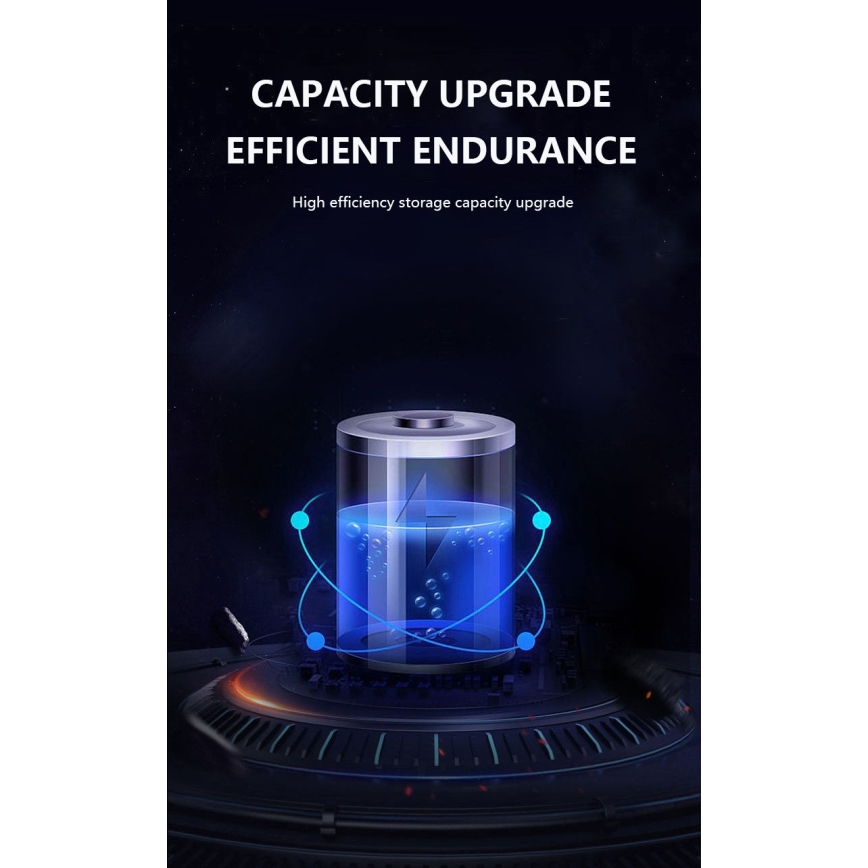 Iluminação solar de parede LED com sensor LED/2,6W/5,5V IP65 1800 mAh preto